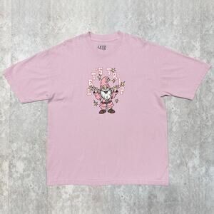 Pink Gnome Oversized Graphic T-shirt